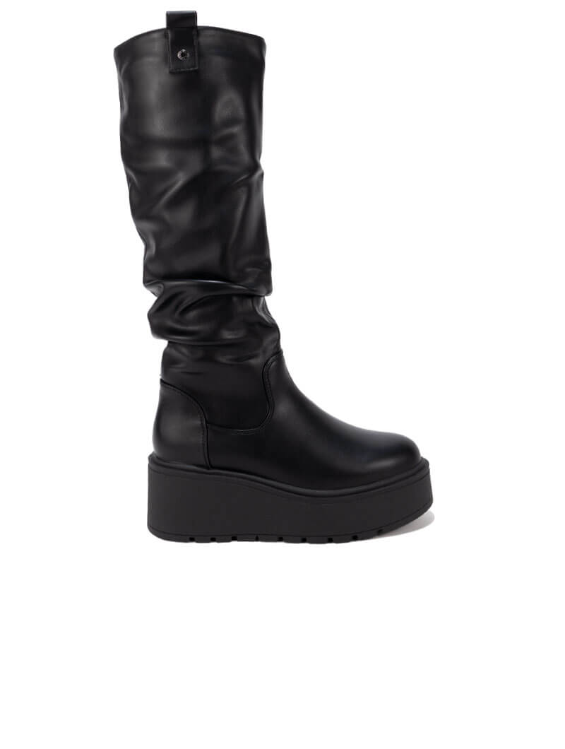 Bottes hautes à plateforme